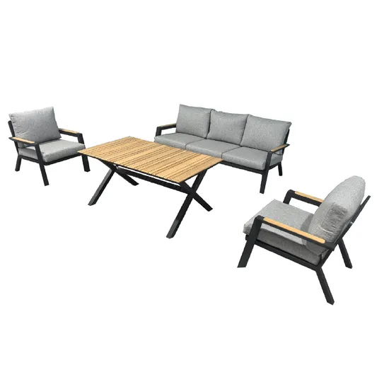 Yn9015-X Hot Selling Modern Garden Set Patio Chairs Aluminum Rope Outdoor Furniture