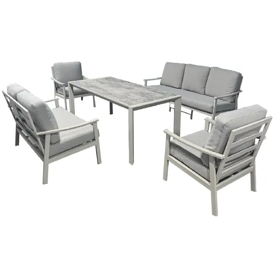 Yn9018-7 Commercial Grade Outdoor Aluminum Garden Furniture Sofa for Hotels Garden