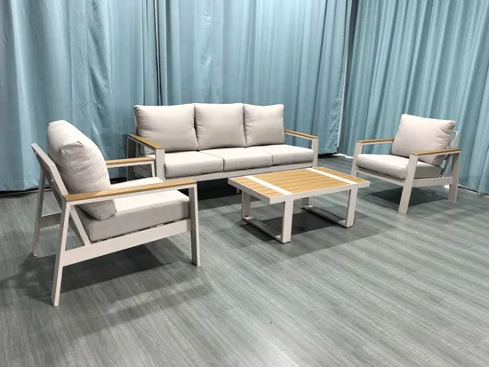 Custom Aluminum Waterproof Patio Furniture Outdoor Garden Sofas